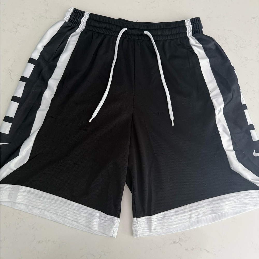 Nike Black and White Athletic Shorts